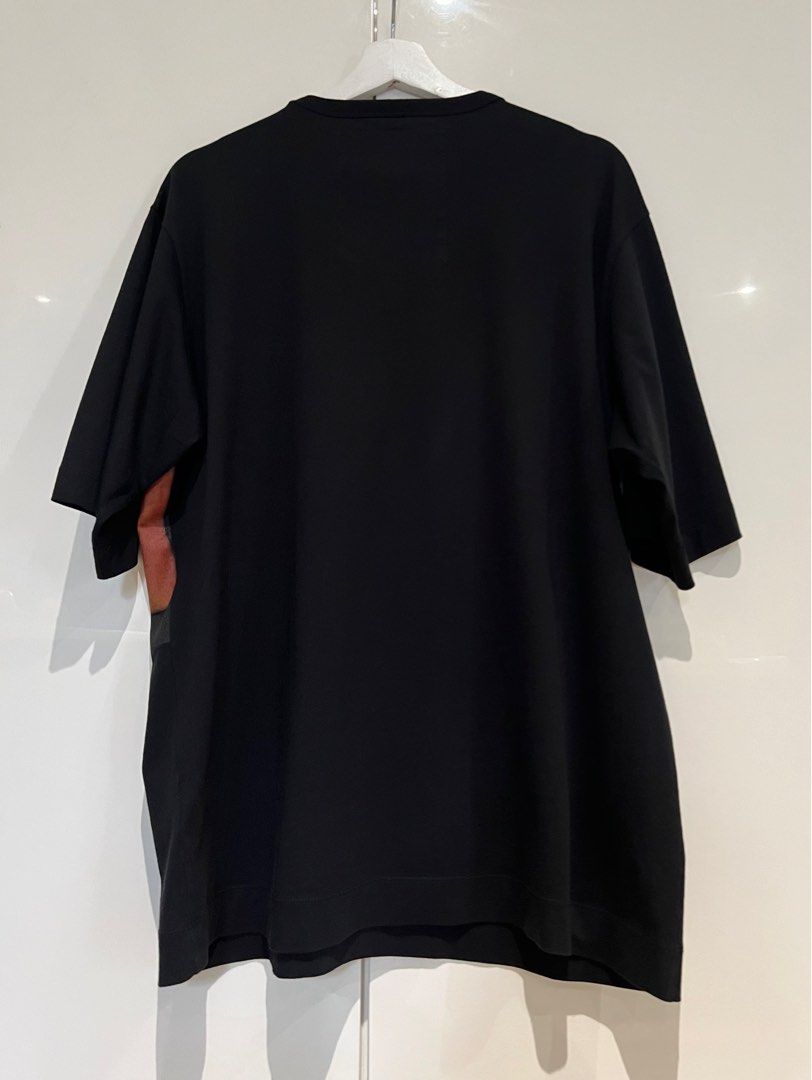 Dries van noten Len lye “rainbow dance” print t-shirt black, 男裝 