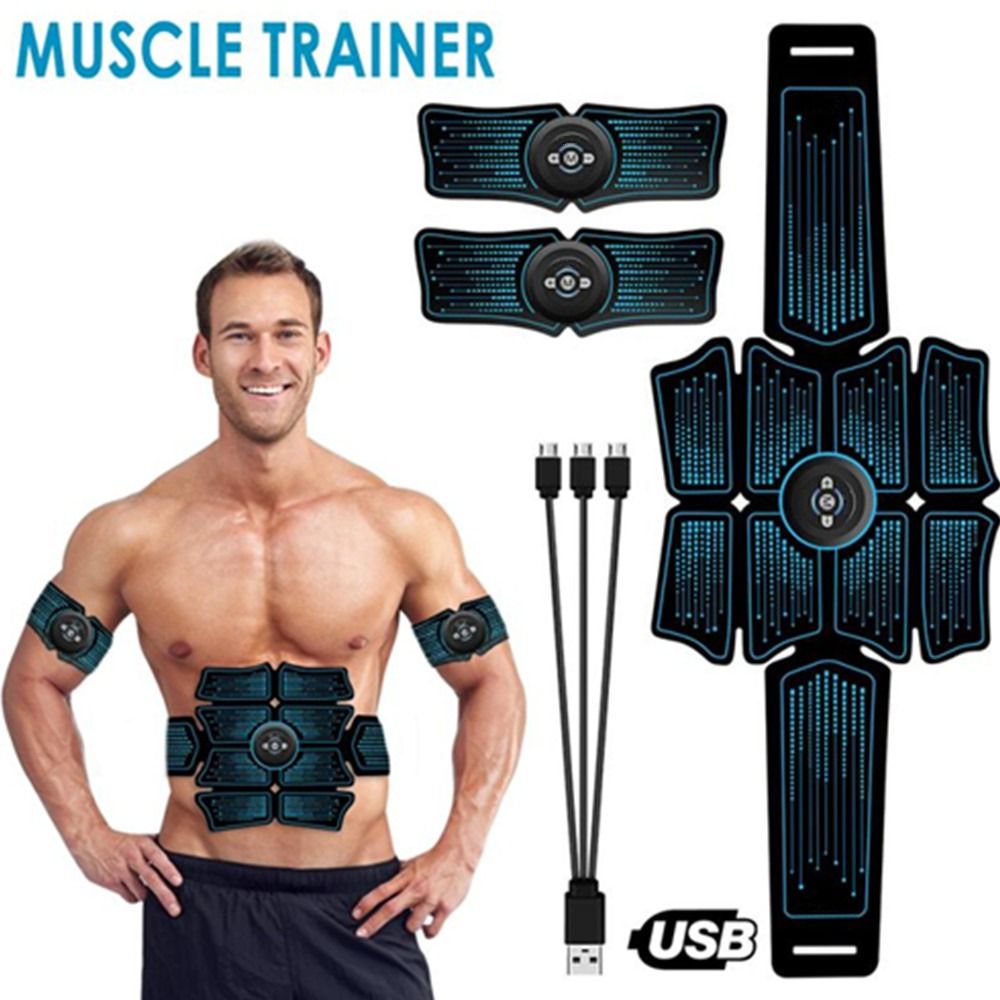 EMS Ab and Bicep Muscle Stimulator Workout Pads Review - 6 weeks