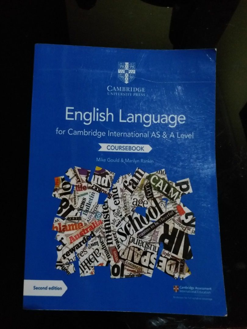 "ENGLISH LANGUAGE" CAMBRIDGE INTERNATIONAL AS and A LEVEL Coursebook ...