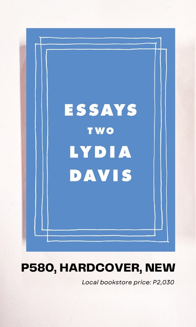 essays two lydia davis