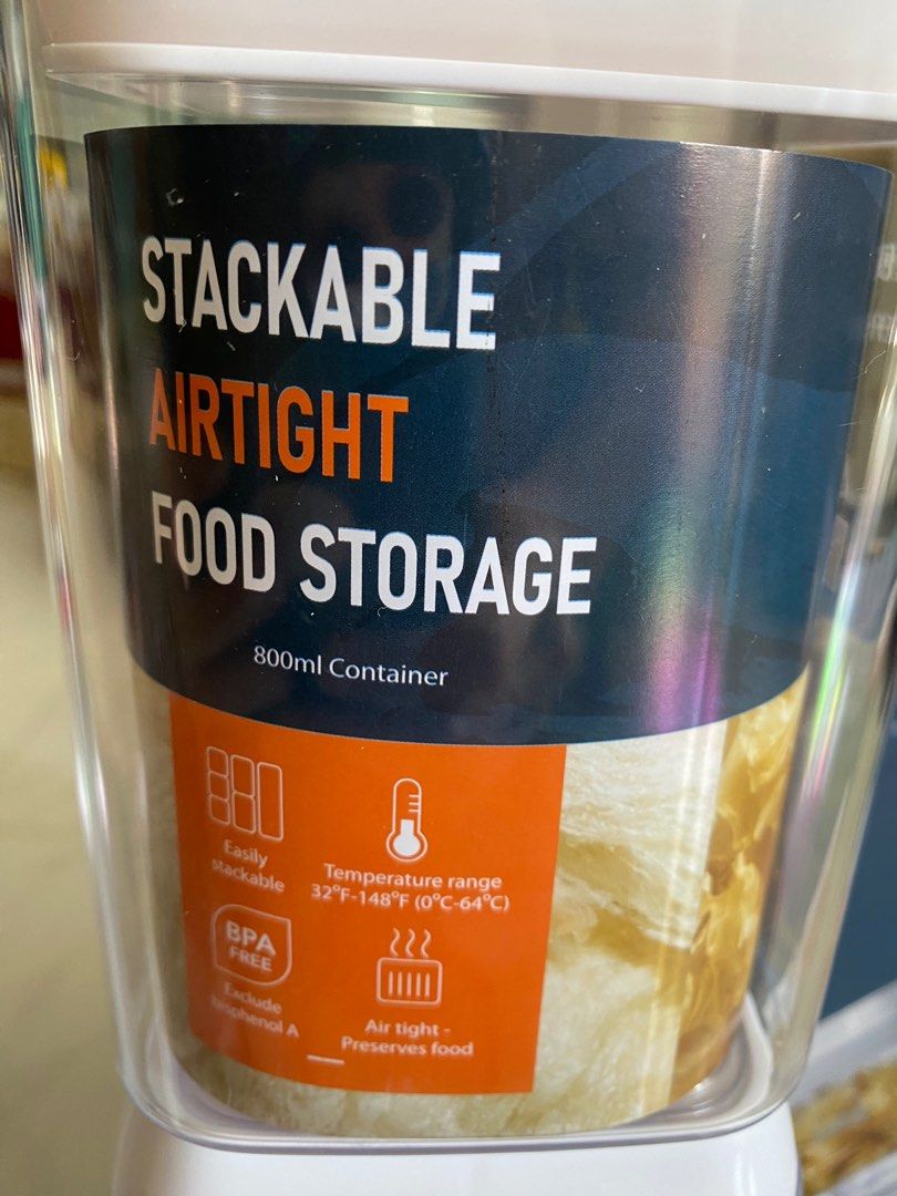 EuYanSang Stackable Airtight container, Furniture & Home Living ...
