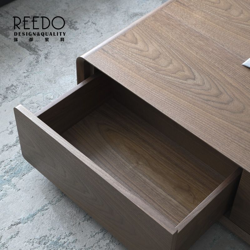 Fashion matching Coffee Table Drawer with slide rails Solid wood Drawer ...