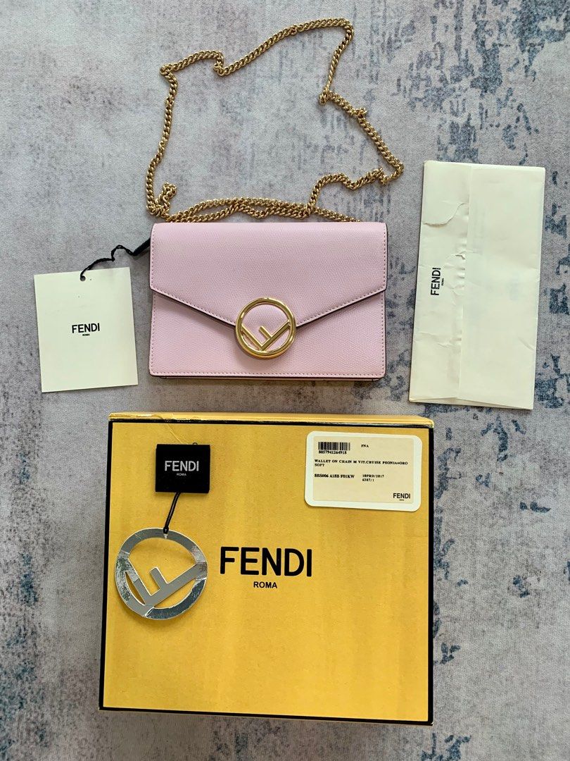 Fendi wallet on 2025 chain mini bag
