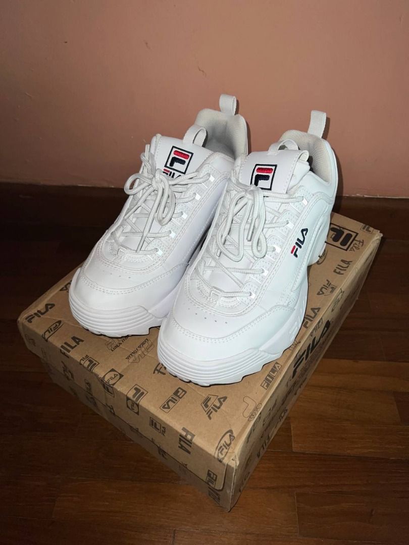 FILA DISRUPTOR 2 - WHITE, Men's Fashion, Footwear, Sneakers on Carousell