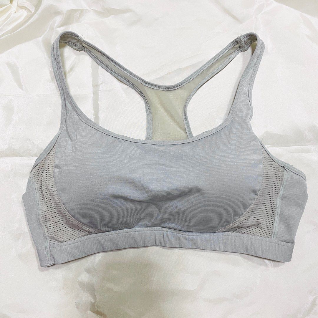 FOC FREE BLESS GIVEAWAY M-L SIZE Grey Sports Bra, Women's Fashion,  Activewear on Carousell