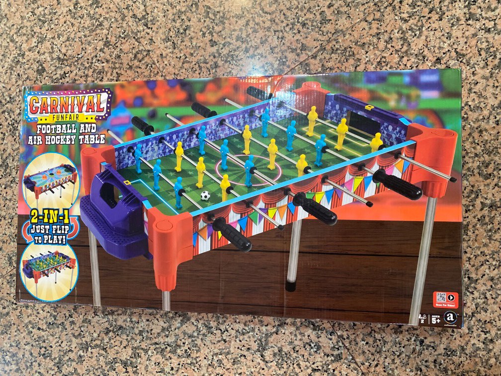 Football and Air Hockey Table, Hobbies & Toys, Toys & Games on Carousell