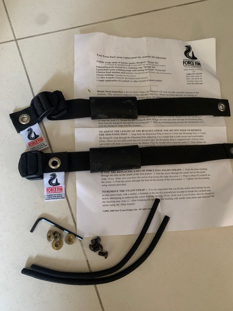 Hogvinnatil Fin Strap - Einstellbarer Flossenriemen Für Schnorcheln & Schwimmtraining