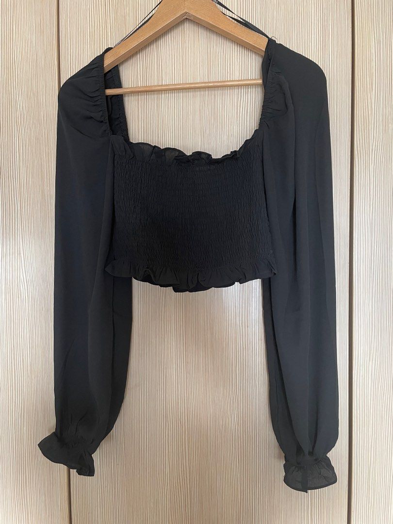 Black blouse forever 21 store