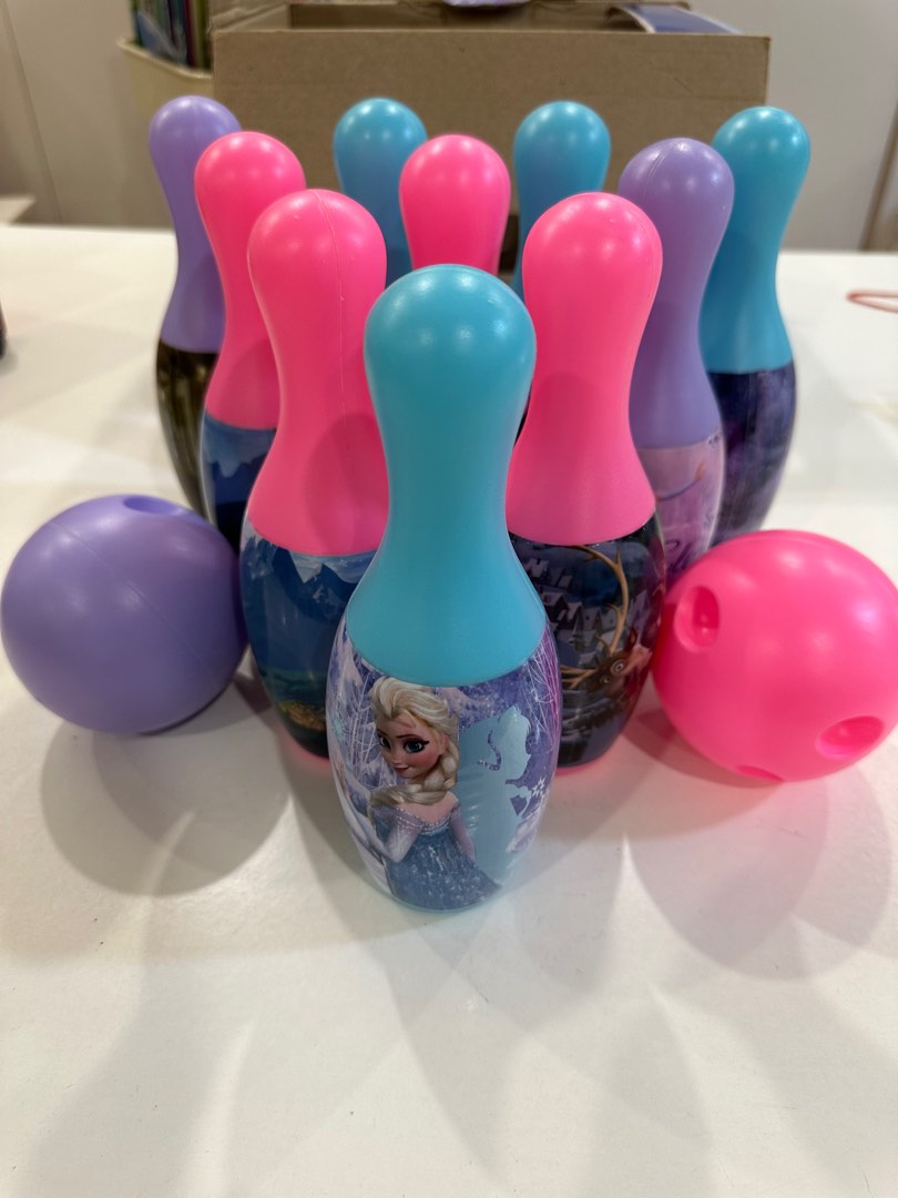 Frozen bowling set, Hobbies & Toys, Toys & Games on Carousell