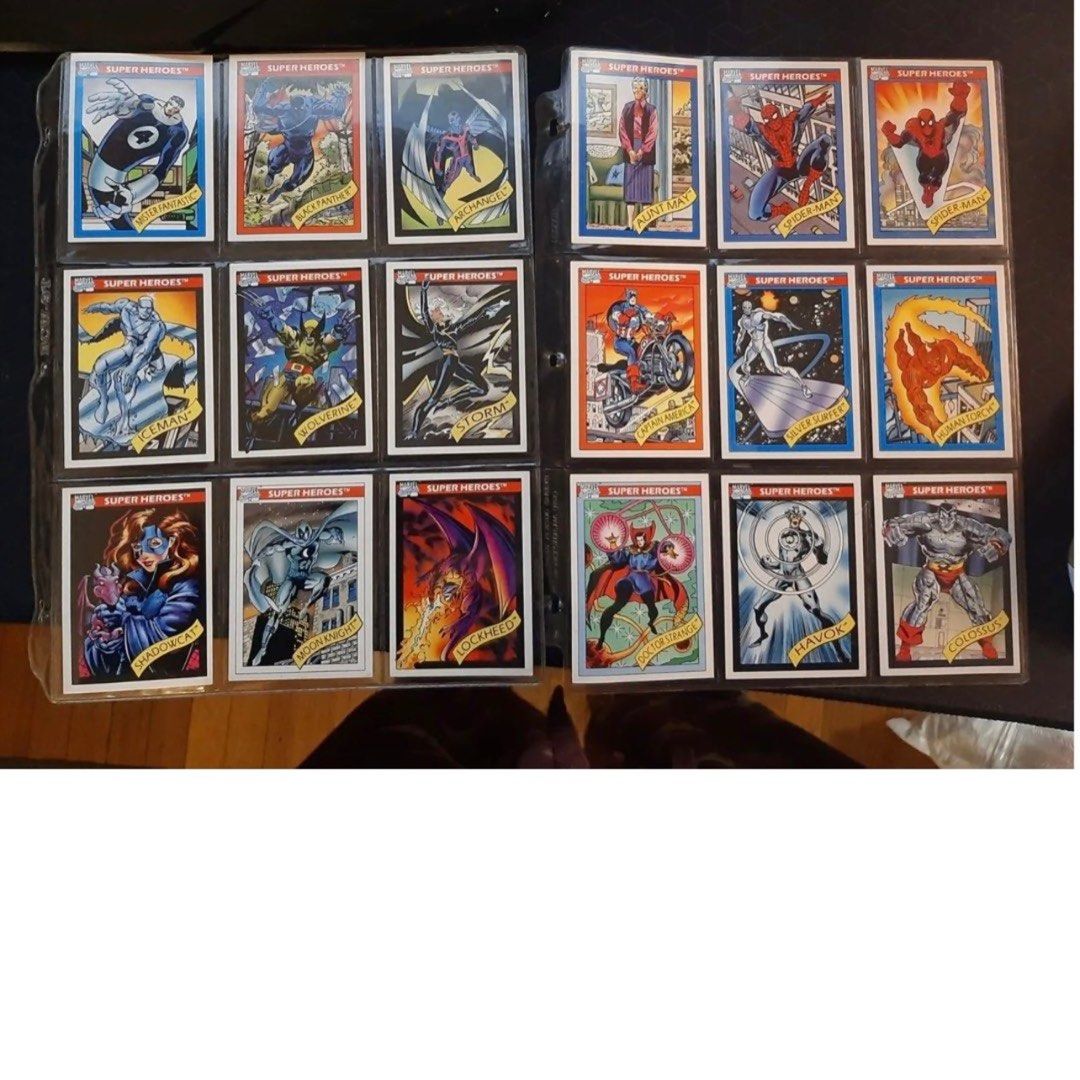 marvel holographic cards Amazon.com: 1990 Marvel Universe Series I Hologram Insert Set of 5 Cards  NM/M Spider-Man, Wolverine : Toys & Games main image 1