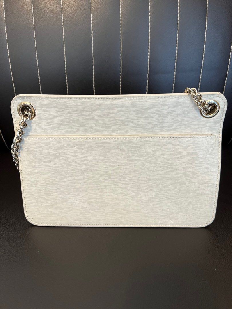 Furla White Hangbag Luxury Bags Wallets on Carousell