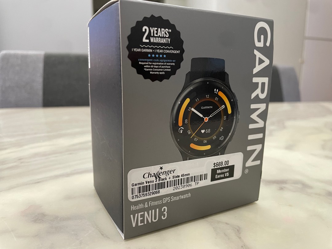Garmin Venu 3 Smart Watch with 2 years warranty, Mobile Phones