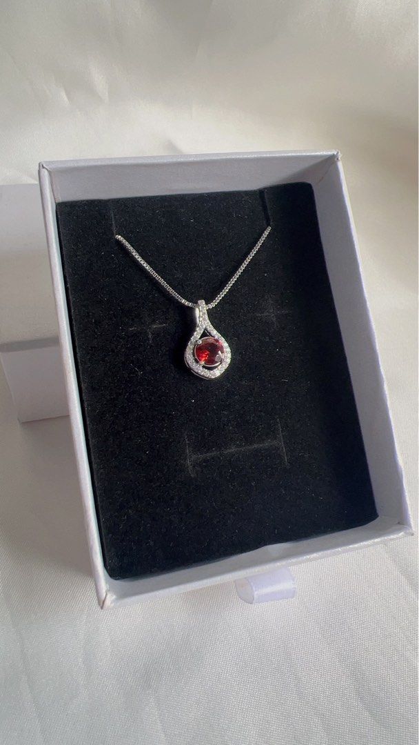 Kay jewelers garnet necklace deals
