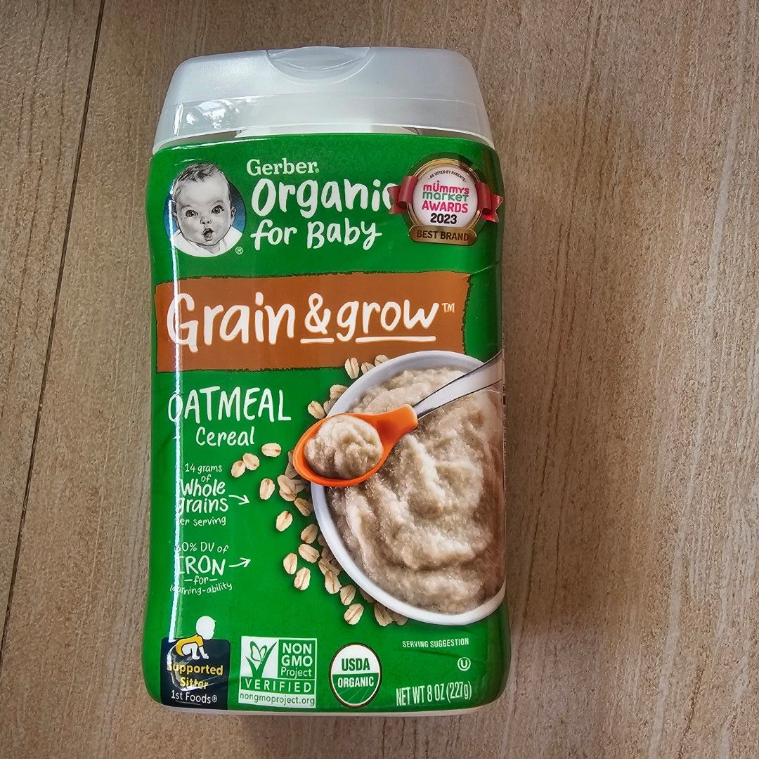Gerber oatmeal cereal, Babies & Kids, Nursing & Feeding, Weaning