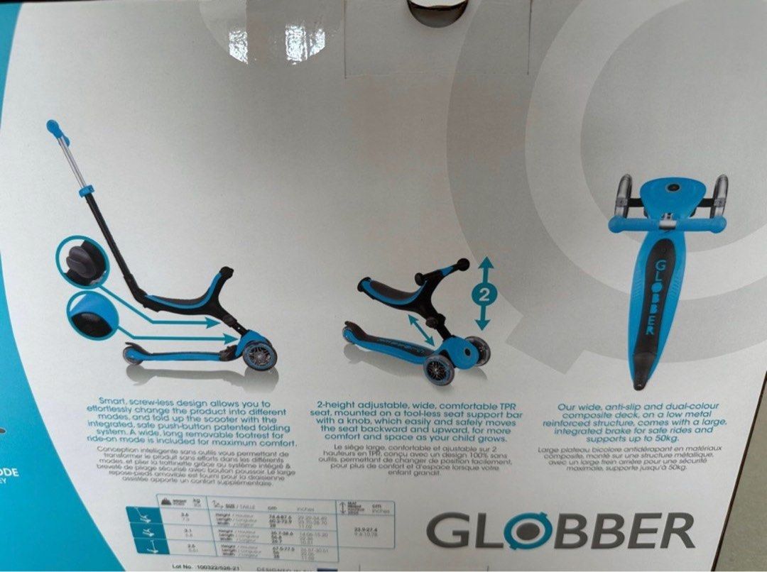 Globber Go Up Foldable Plus Eco Peach Globber Go Up Foldable Plus Eco Peach