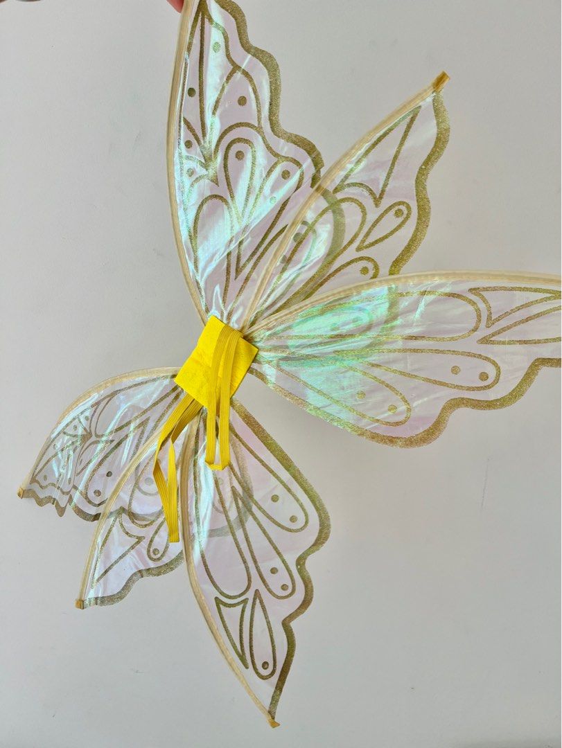 Green Glitter Fairy Wings Costume Accessory main image 1