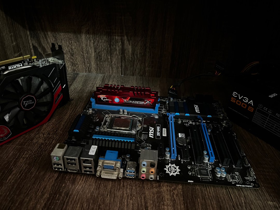 gpu+mobo+cpu+ram+psu combo