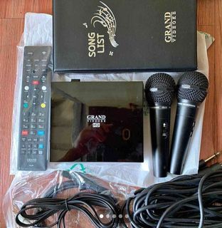 Grand videoke rhapsody tkr341mp for sale or swap sa platinum,megapro or hdt yhundai karaoke player