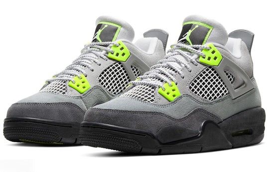 Air jordan 4 retro se neon gs deals