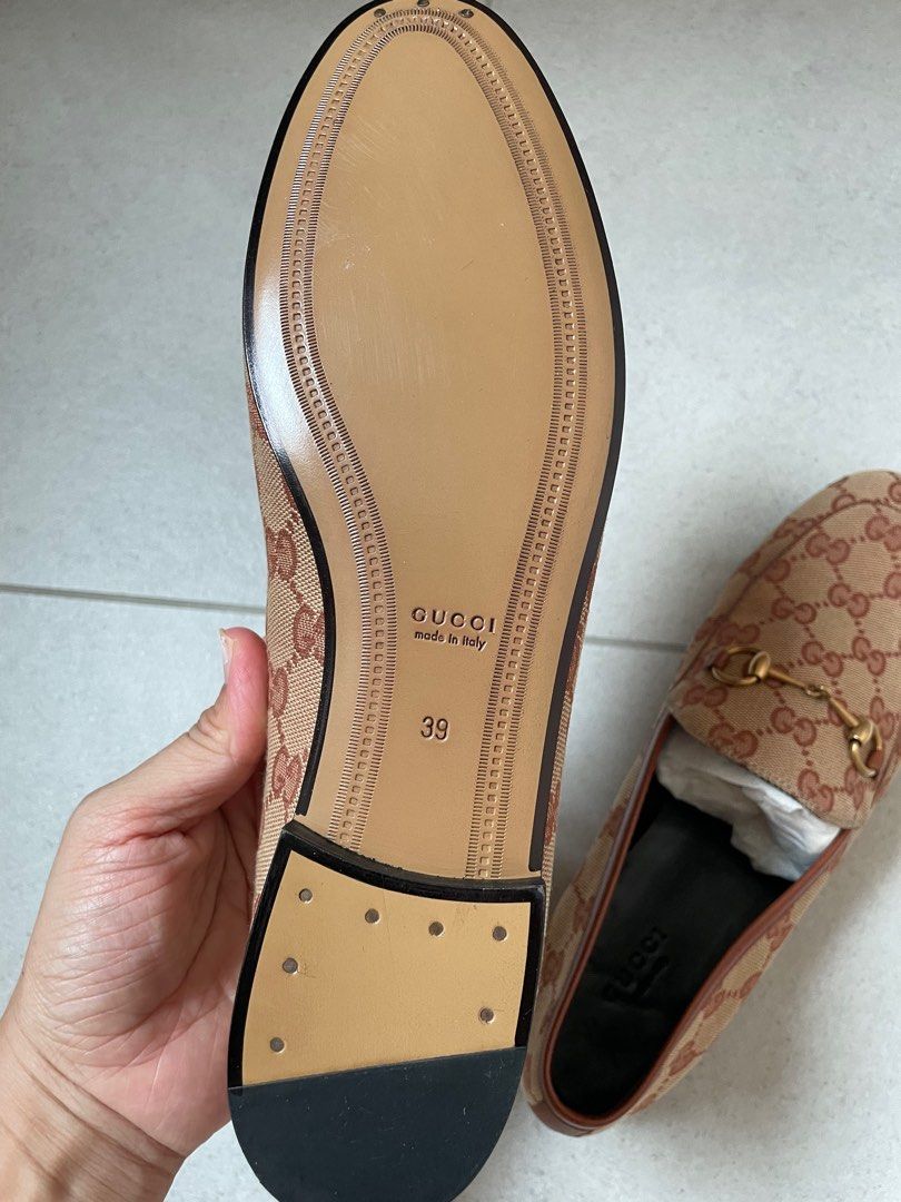 Gg canvas horsebit discount loafer