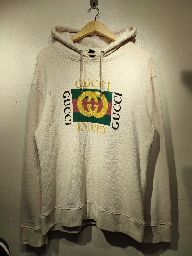 Gucci box logo hoodie discount