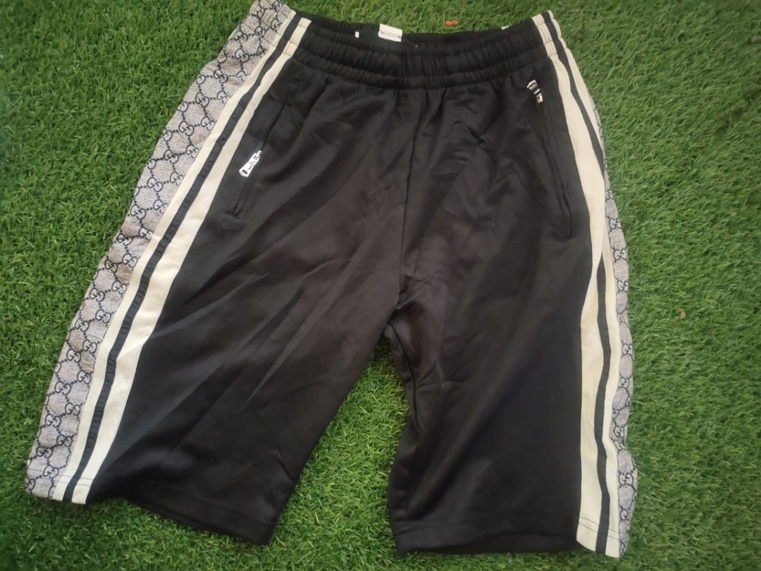 Black online gucci shorts