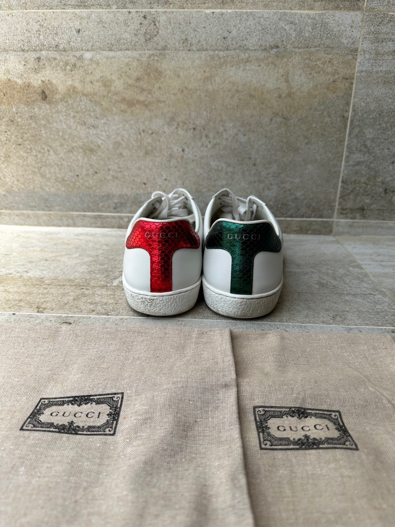 Gucci Sneakers Ace Embroidered US11/UK10/ EU44, Men's Fashion, Footwear,  Sneakers on Carousell