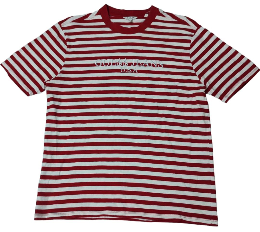 GUESS GUE L p22 ASAP Rocky Red Stripe Vintage Streetwear