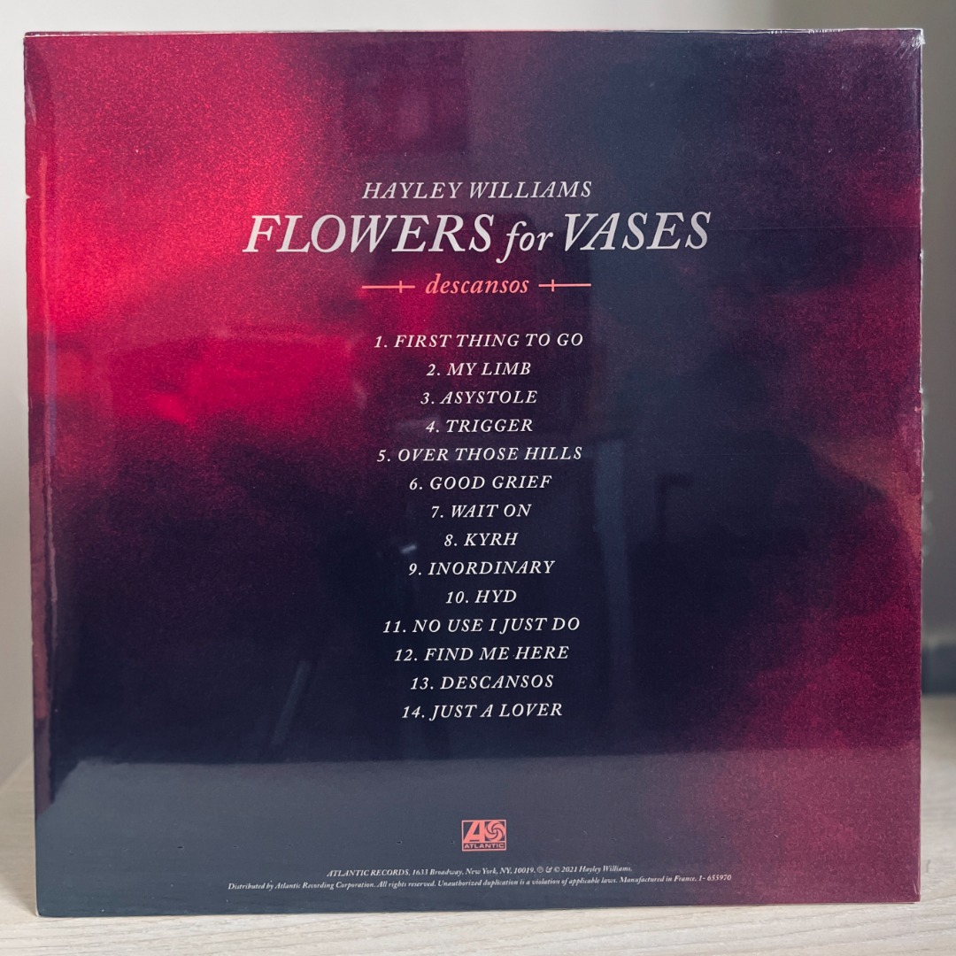 [LP, New] Hayley Williams Flowers for Vases / Descansos (Smokey Pink