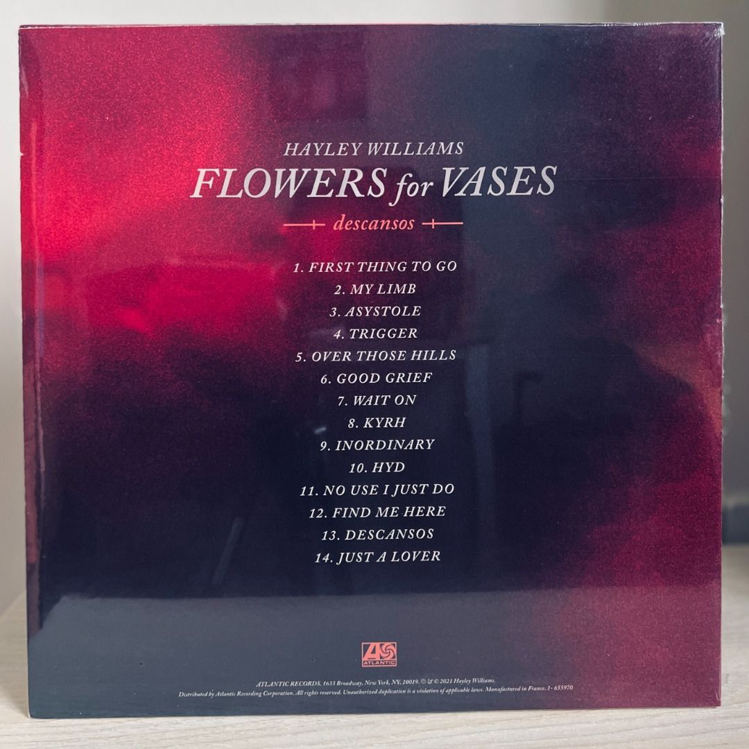 [LP, New] Hayley Williams Flowers for Vases / Descansos (Smokey Pink