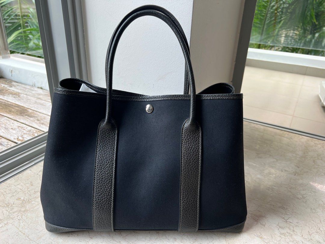 Hermes garden party best sale black