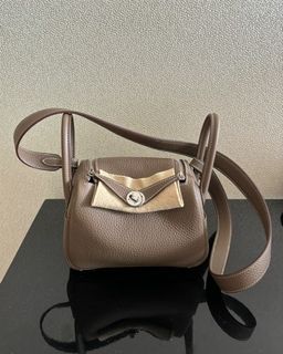 Hermes Mini Lindy BM Rouge Sellier in GHW, Luxury, Bags & Wallets on  Carousell