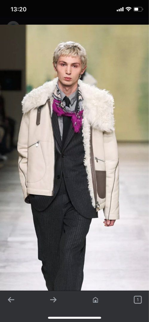 Hermes Shearling Jacket Carousell