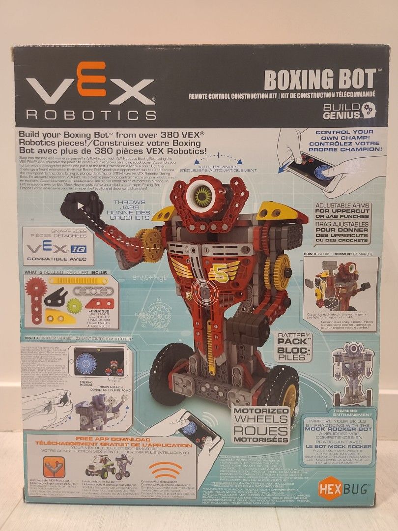 Hexbug vex robotics boxing bots rc construction kit hot sale