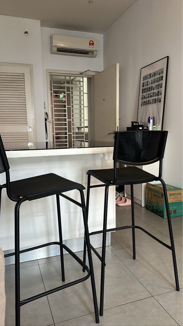HIGH CHAIR BAR (SELF PICK UP), Furniture & Home Living, Furniture