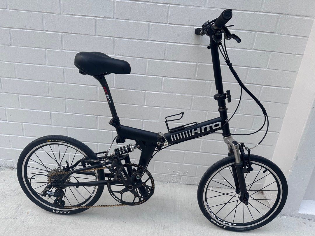 Hito full suspension foldable bicycle 9sp