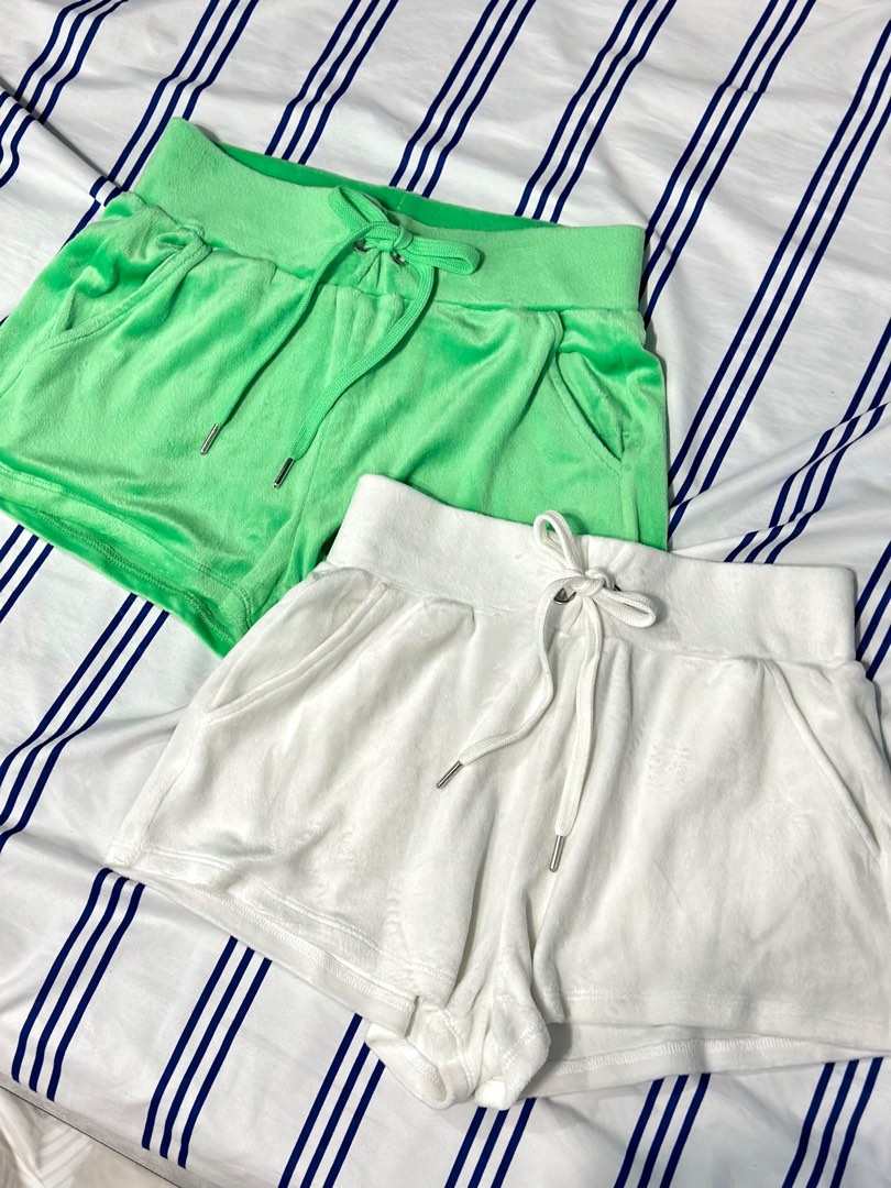 H M velvet shorts Women s Fashion Bottoms Shorts on Carousell