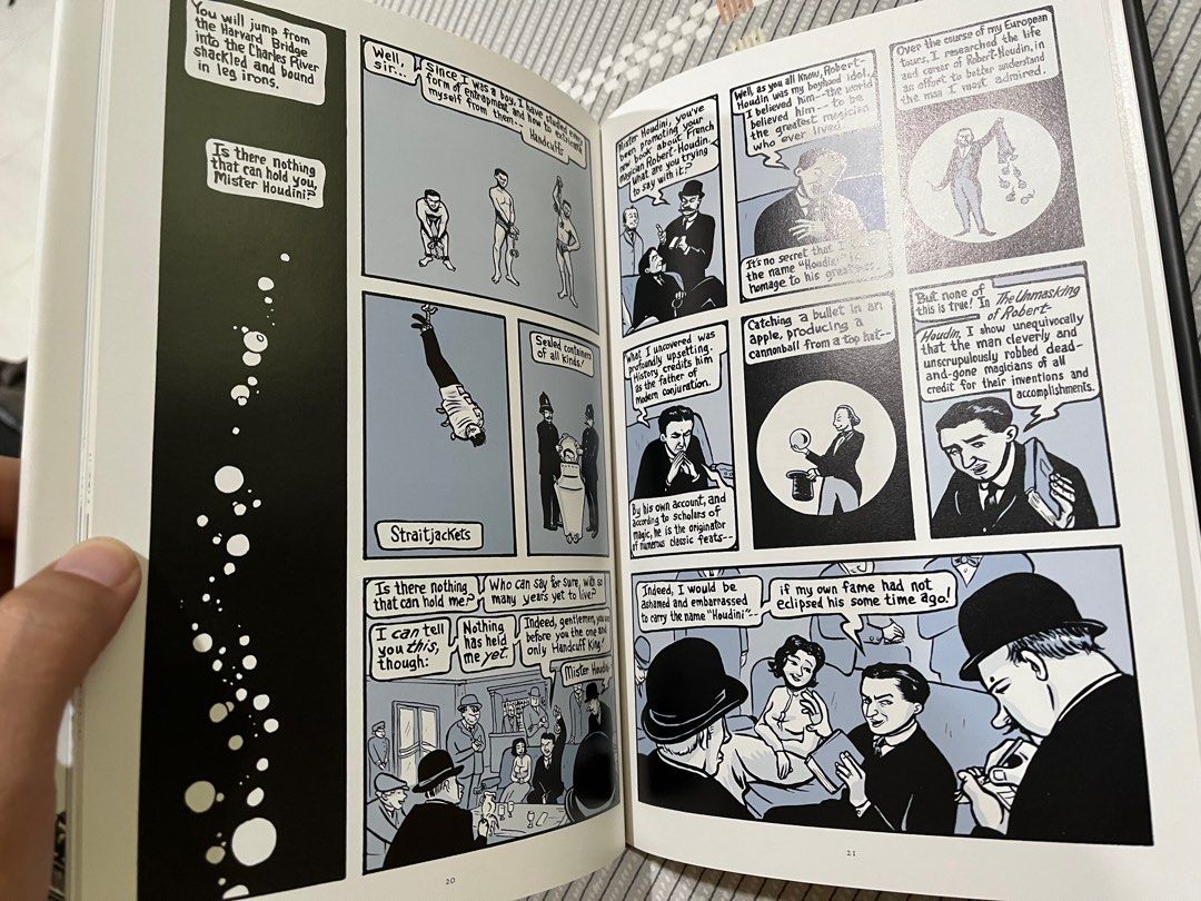 Houdini the Handcuff King graphic novel hardcover Jason Lutes, Hobbies