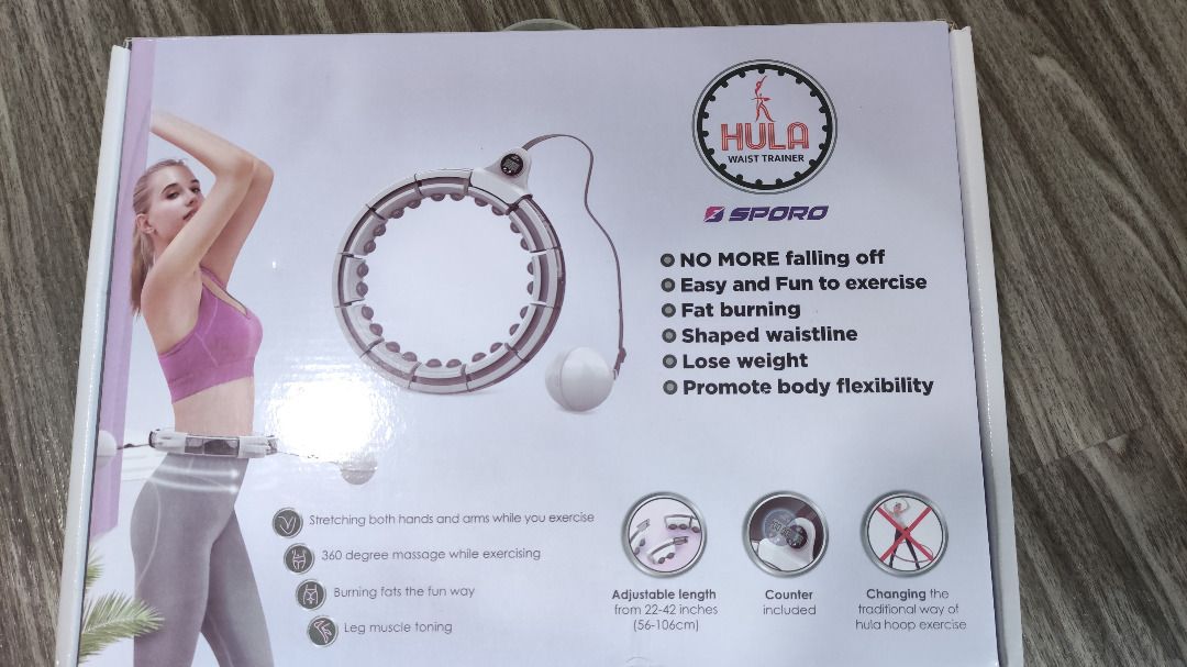 Hula Hoop Waist Trainer Sports Equipment Other Sports Equipment and Supplies on Carousell