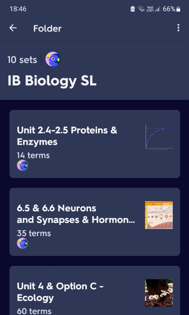 IB Biology SL Notes Flashcards ALL Unit Summaries Quizlet Google Drive