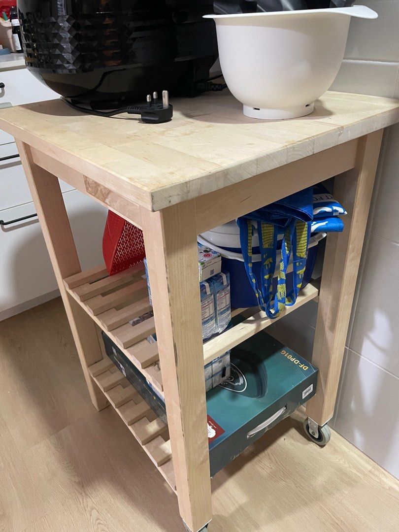 IKEA Bekvam Kitchen Trolley, Furniture & Home Living, Furniture, Tables