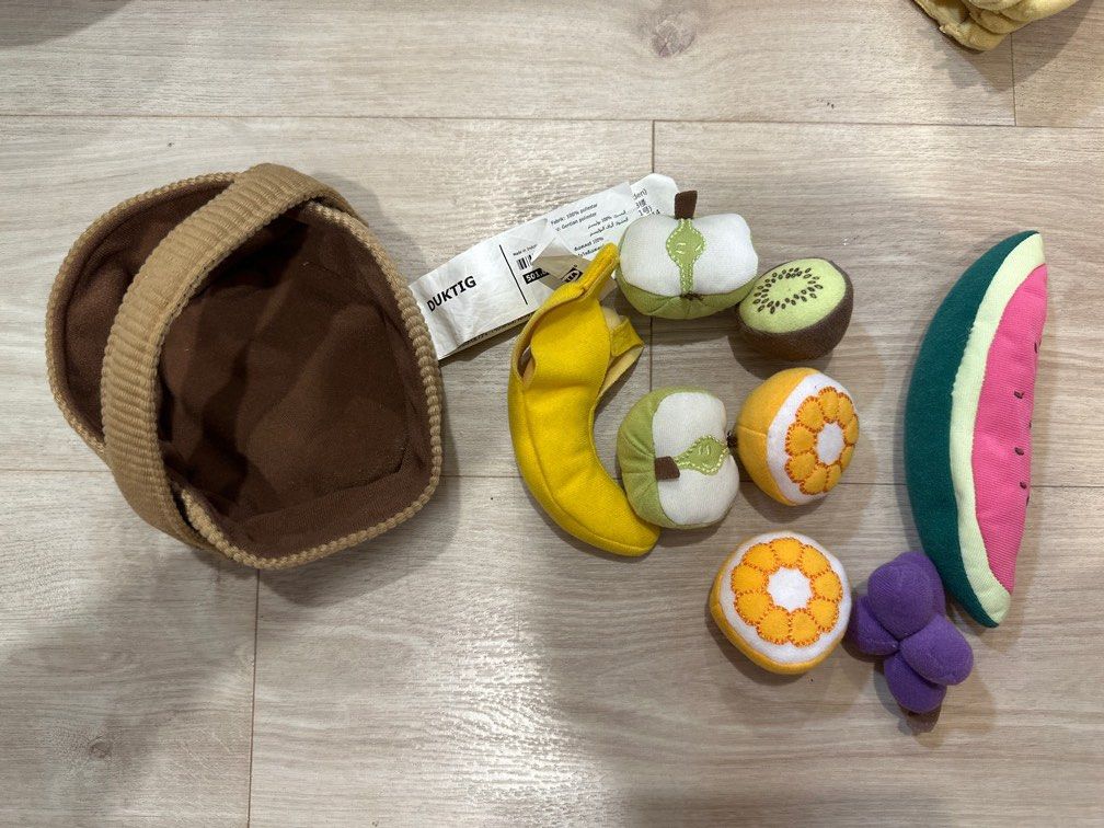 Ikea soft food shop toys