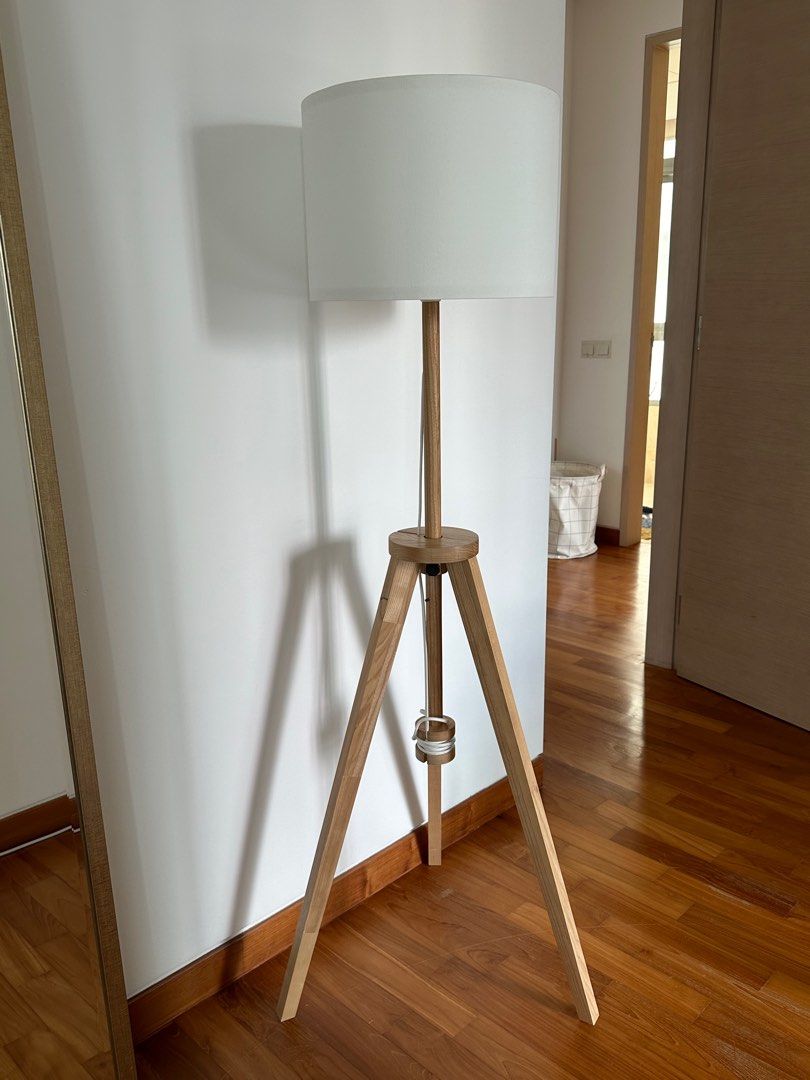 LAUTERS Table lamp, ash/white - IKEA