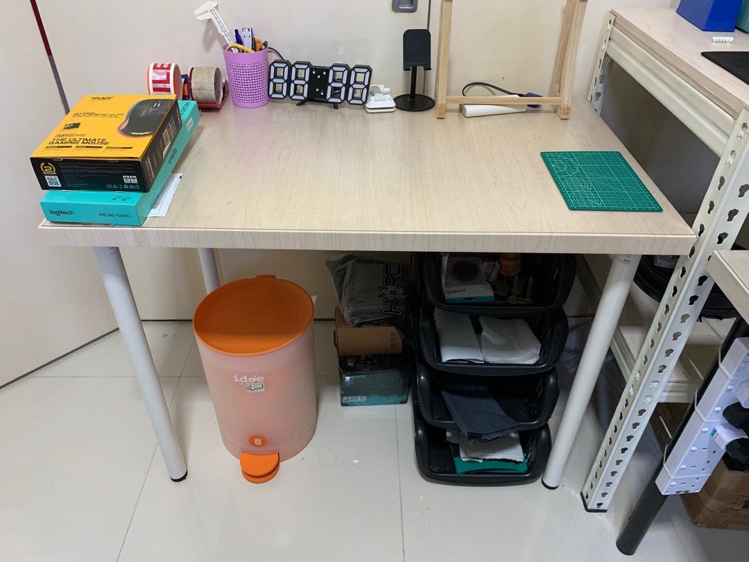 Ikea study discount table linnmon