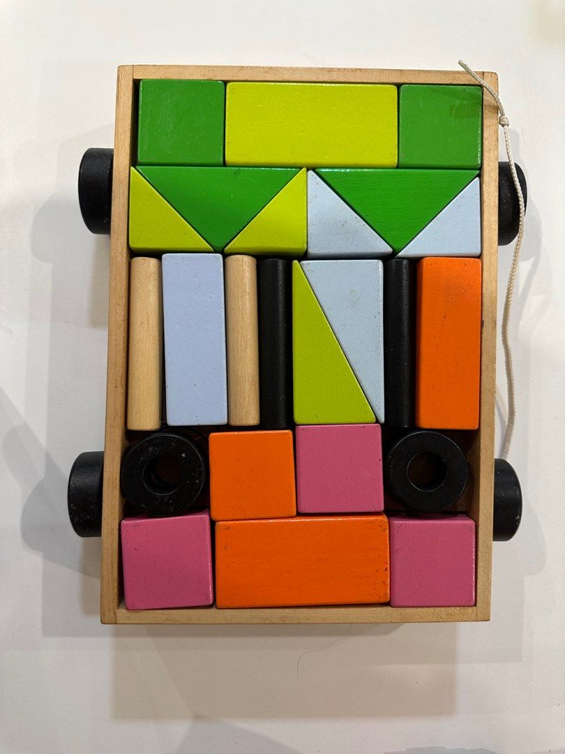 IKEA MULA wooden blocks, Hobbies & Toys, Toys & Games on Carousell