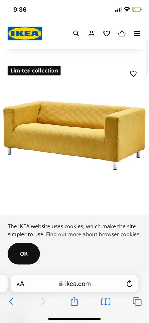 IKEA SOFA COVER, Furniture & Home Living, Furniture, Sofas on Carousell