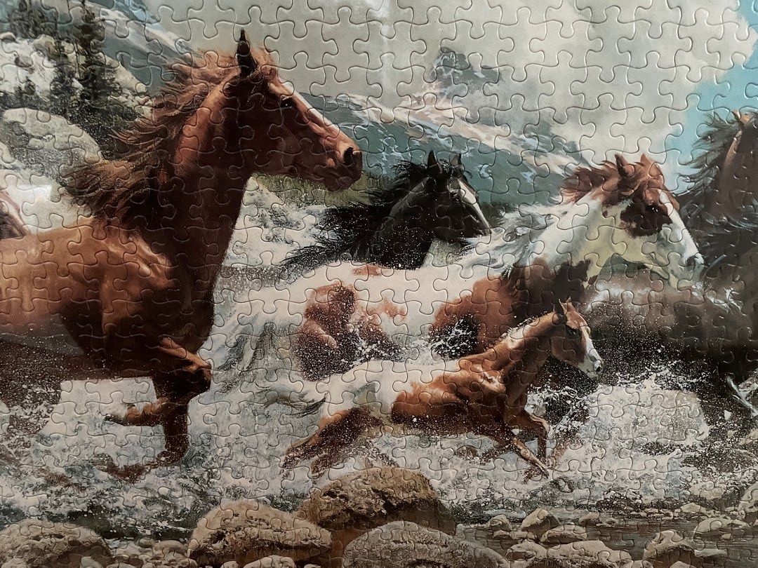 Jigsaw puzzle hot sale horses