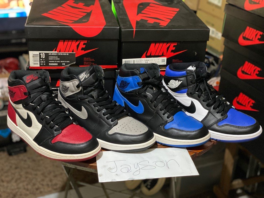 Jordan 1 sales bred royal shadow