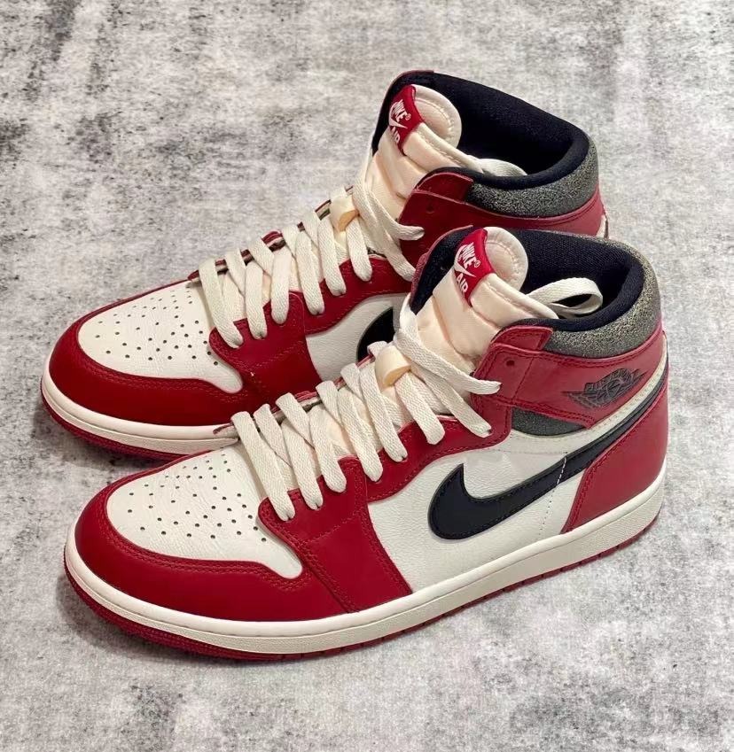 Jordan 1 chicago white top laces