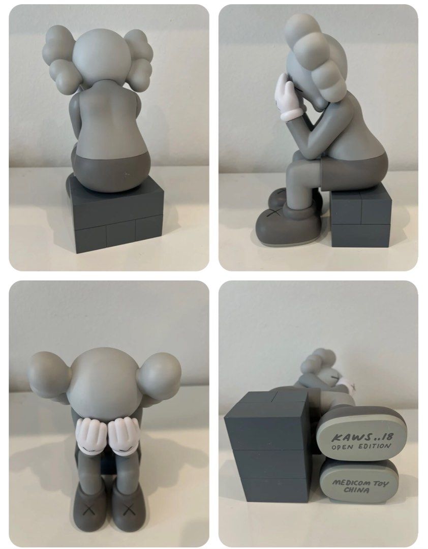 KAWS Passing Through Open Edition Vinyl Figure Grey, 興趣及遊戲